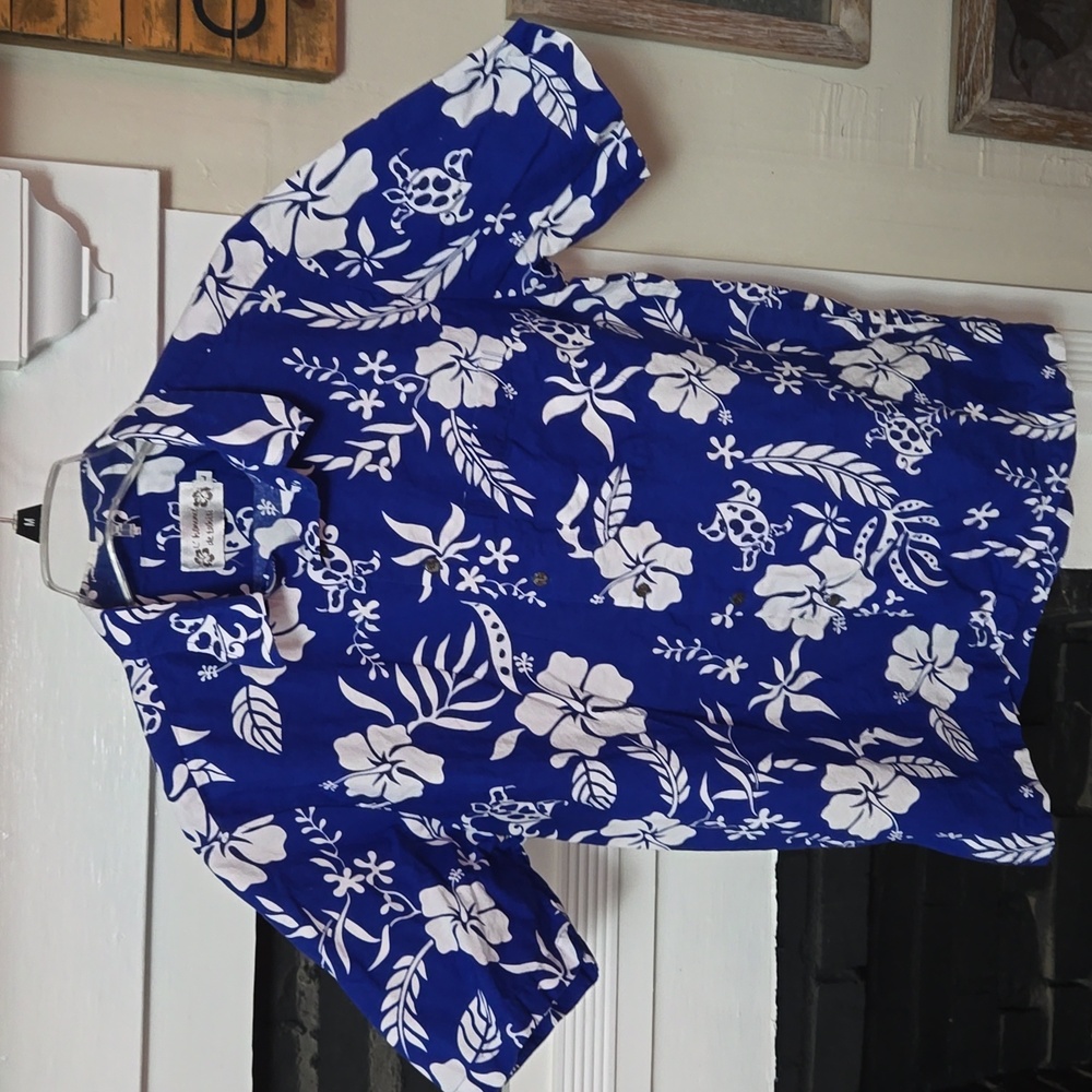 L' homme de tahiti tropical short sleeve shirt - Picture 1 of 10